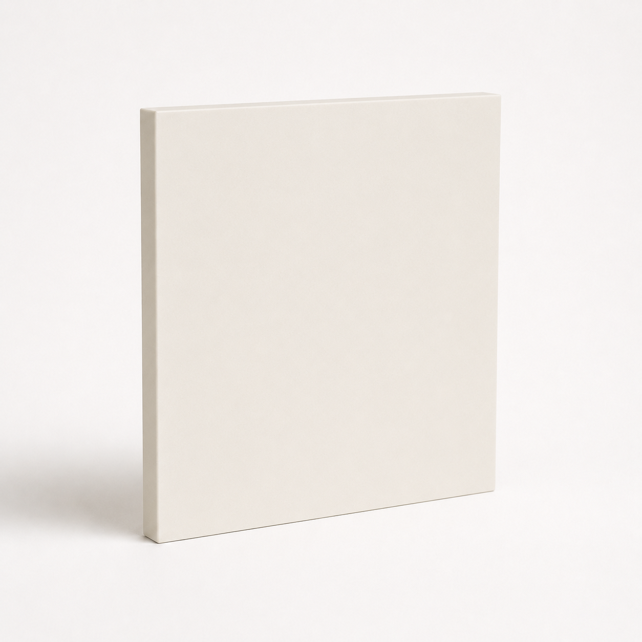 White polyurethane painted MDF sample